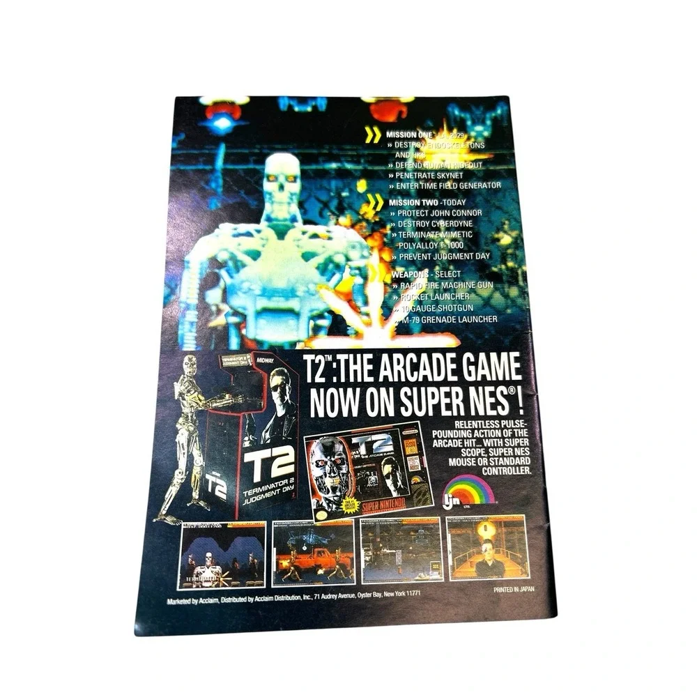 NBA Jam SNES Instruction‎ Booklet Manual Only Super Nintendo
